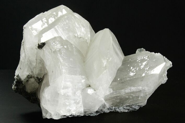 Large Vitreous Calcite Crystal Cluster - Fluorescent! #351776